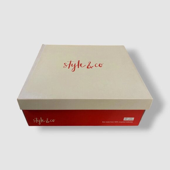 Style & Co Margoo Riding Boots Black Regular Calf 6M Block Heel MSRP $59 - Picture 6 of 7